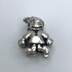 Little Girl Bead Charm for European Style Charm Bracelet